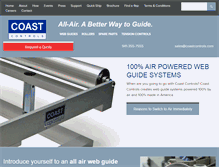 Tablet Screenshot of coastcontrols.com